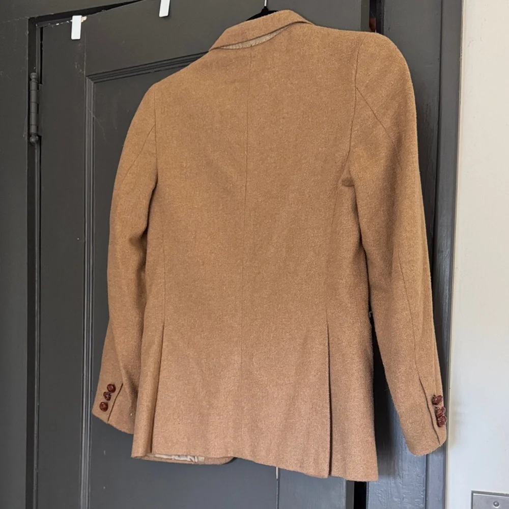 Dior Women's Vintage Wool Tan Blazer